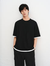 Men's Colorblock Antibacterial Waffle T-Shirt